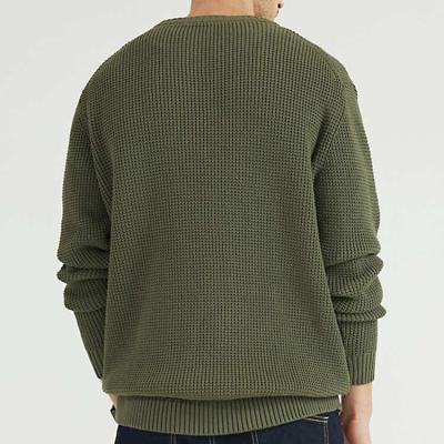 100% Cotton Winter OEM Custom Men's Crewneck Pullover Sweater Plain Knit Pullover Jumpers for Men Sweater Manufacturer