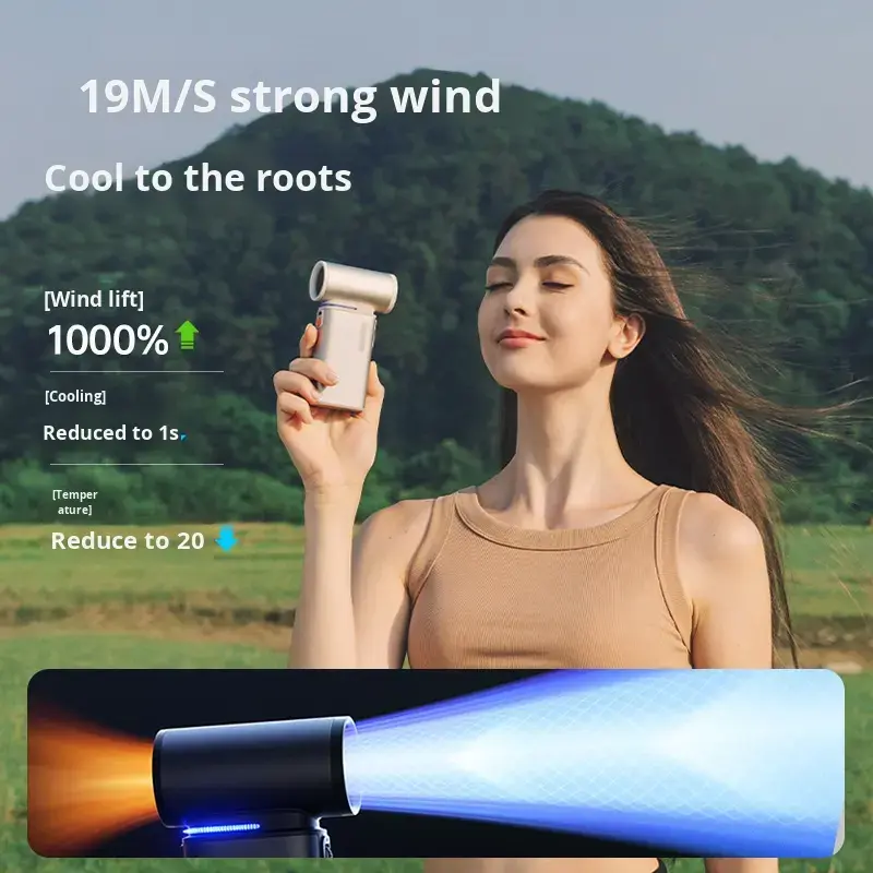 Jisu Portable Mini USB Rechargeable Fan Ultra Quiet and Handheld for Students and Dormitory Use Made of Durable Plastic