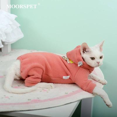 Moorspet Dewen Fall Winter Cat Coat Sterilization Hairless Four Legs Belly Protection Dog Apparel Accessory